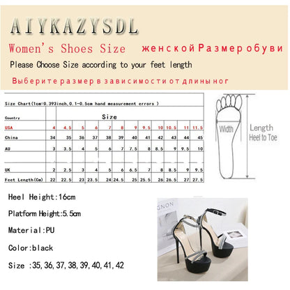 Futurecen  -  Rhinestone Crystal Sandals Ankle Strap Platform Ultra Very High Heel Stilettos Rome Gladiator Sandals Pumps Clubwear