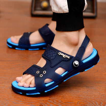 Gladiator sandals open-toe platform outdoor beach sandals Roman shoes anti-skid summer casual shoes New men's sandals