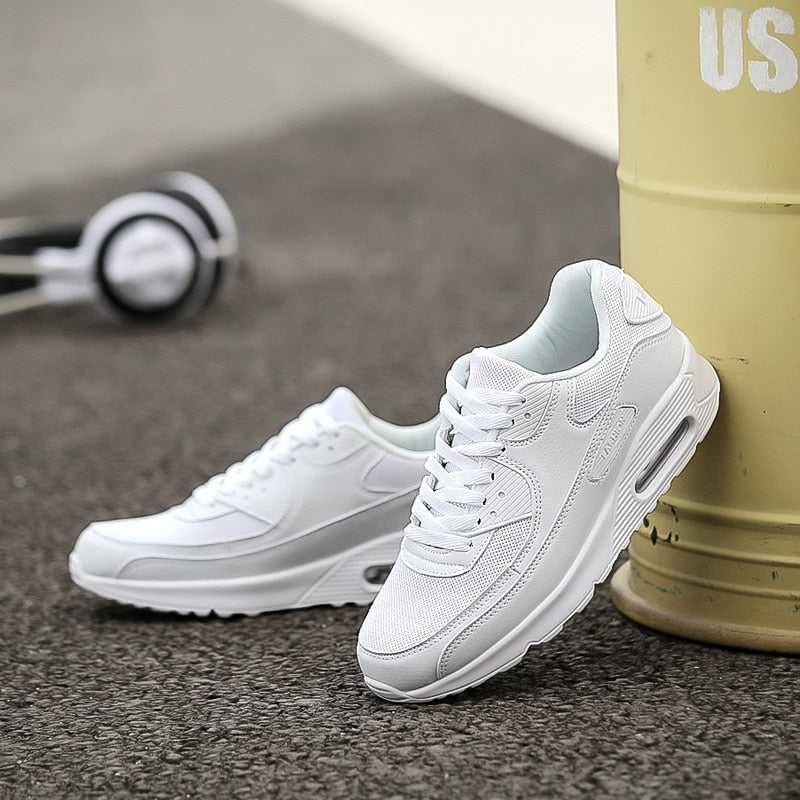 Fashion Men's Sneakers White Women and Men Air Shoes Platform Black Couple Flats Sport Tenis Masculino Zapatillas Mujer