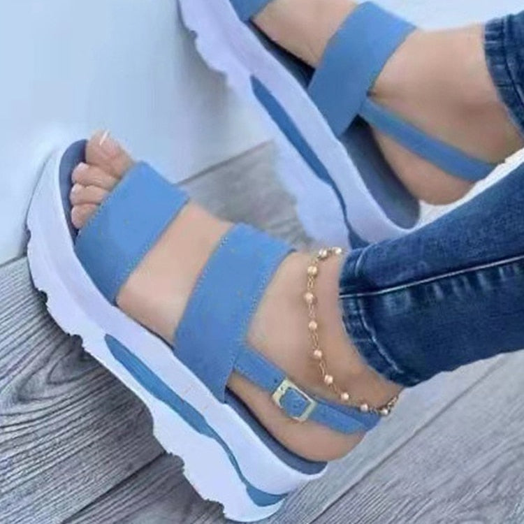 Women Sandals Lightweight Heels Sandals Summer Shoes For Women Wedge Sandal With Platform Sandalias Mujer Wedges Shoes Female