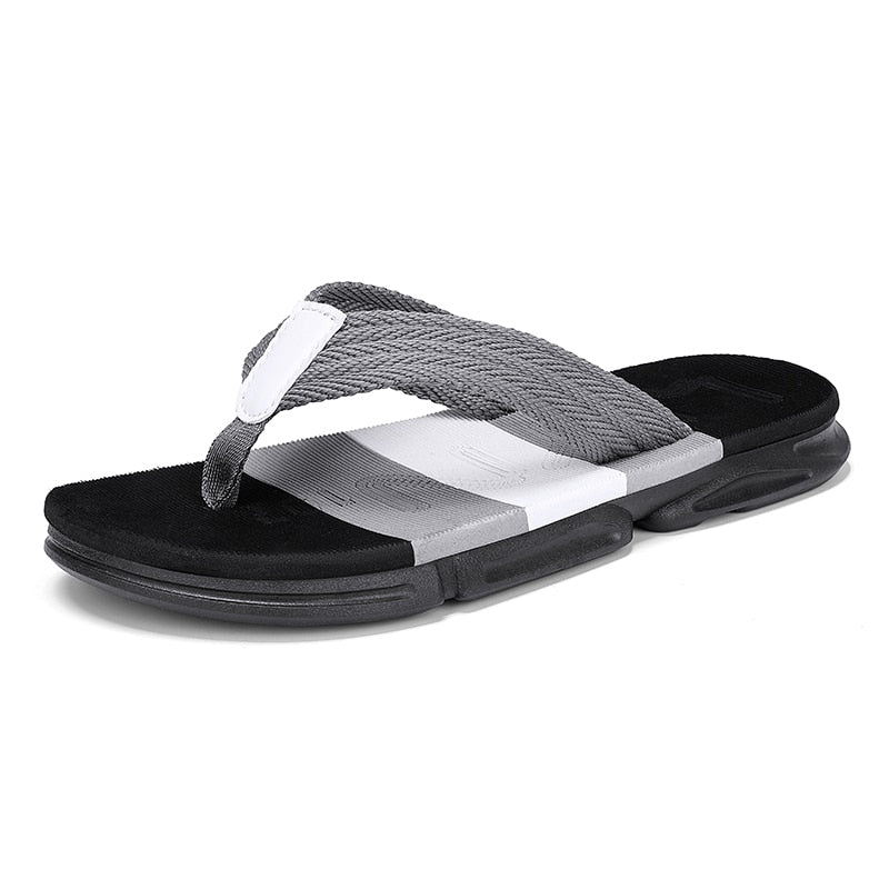 Summer Men's Flip Flops Hot Sale Slippers Soft Quick Dry Slides Male Street Beach Slippers Casual Flip Flops Indoor Footwear