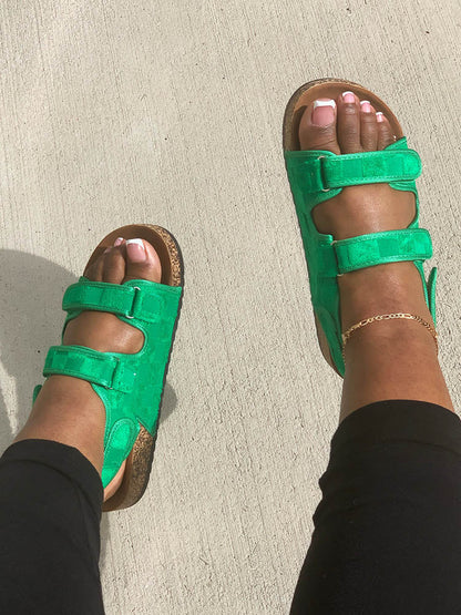 Velcro Flat Sandals