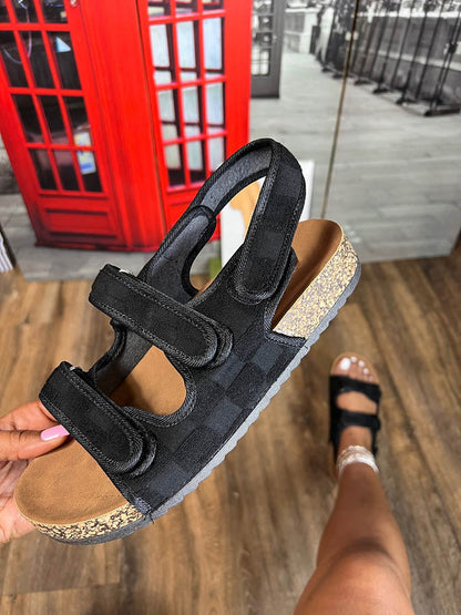 Velcro Flat Sandals