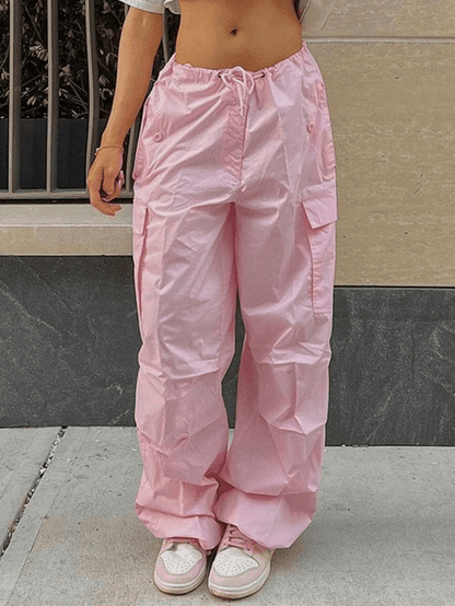 Drawstring Y2K Baggy Cargo Pants