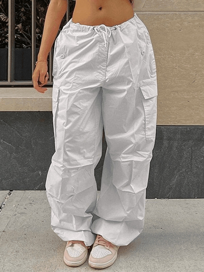 Drawstring Y2K Baggy Cargo Pants