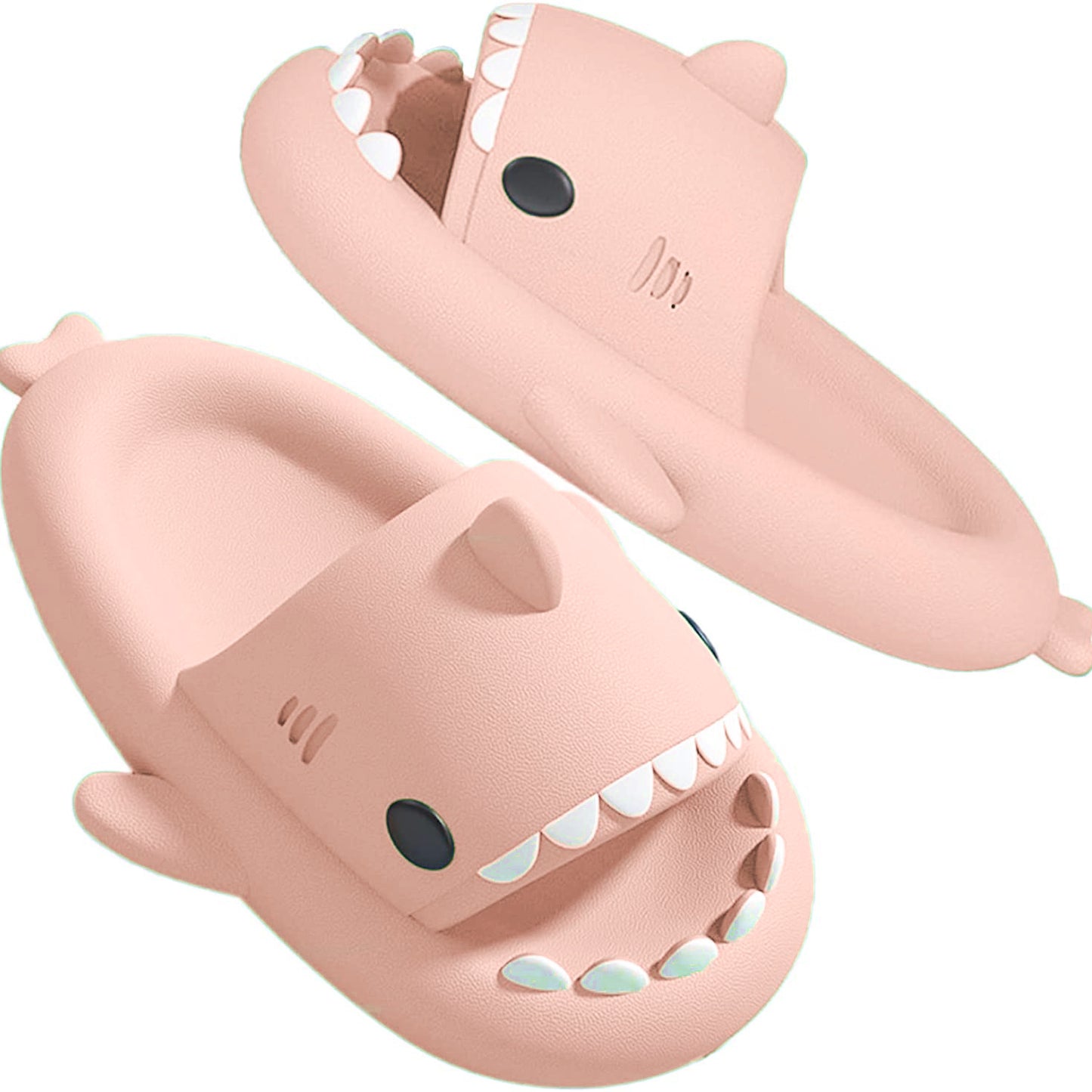 「binfenxie」Luxuriously Soft Shark Slippers - Perfect for Summer Poolside Lounging!