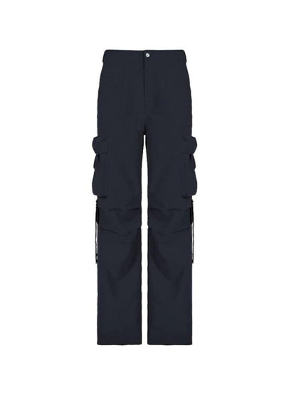 Low Rise Side Zip Up Cargo Pants