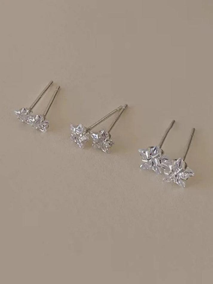 Glittering Zircon Mini Star Earring Jewelry