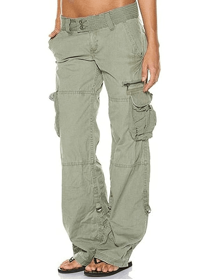 Low Waist Baggy Parachute Cargo Pants