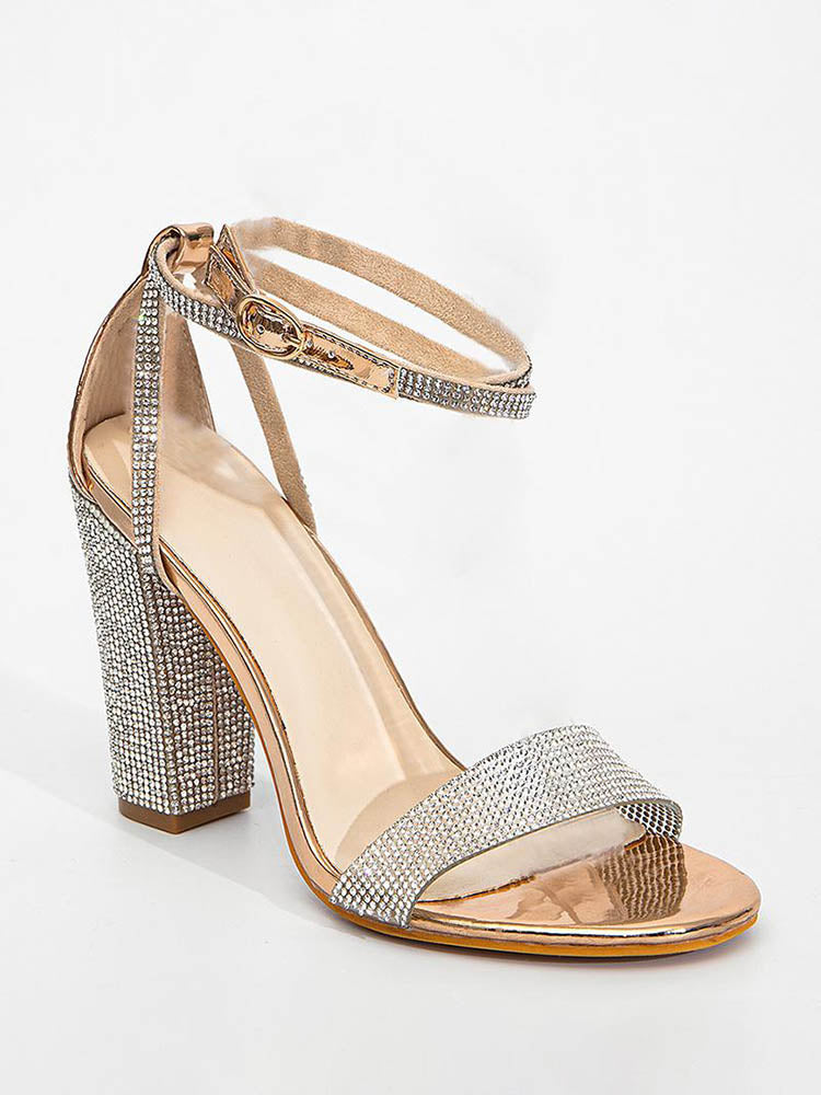 Rhinestones Ankle Sandals