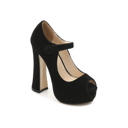 Women Platform Heel Pumps