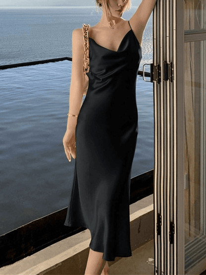 Satin Slip Maxi Dress