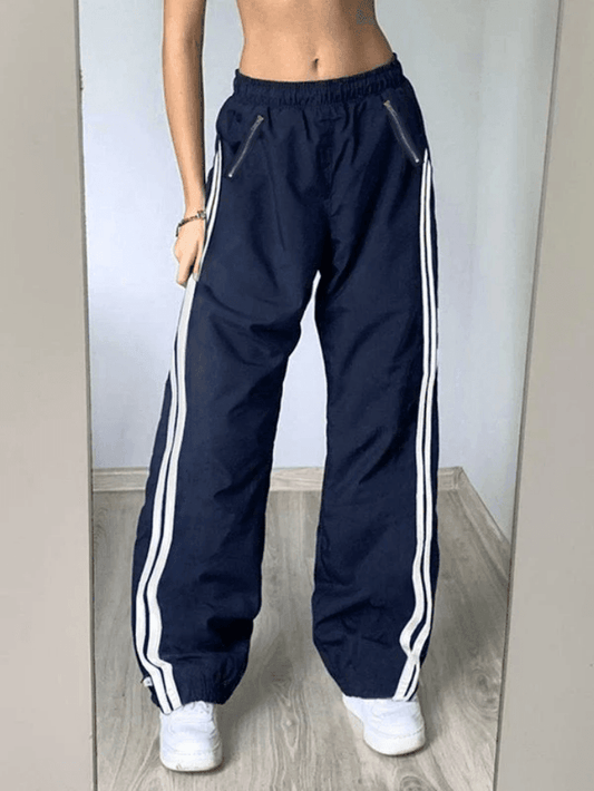 Side Stripe Baggy Jogger Pants