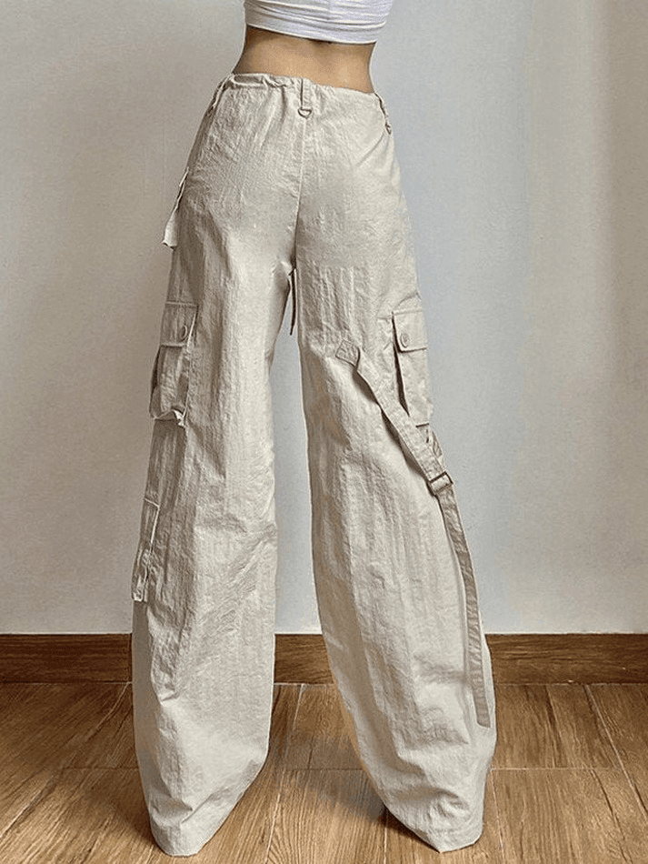 Vintage Cargo Pocket Baggy Pants