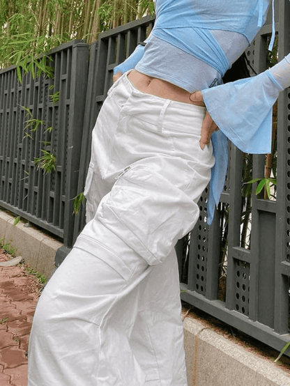 Zipper Pocket Cargo Pants