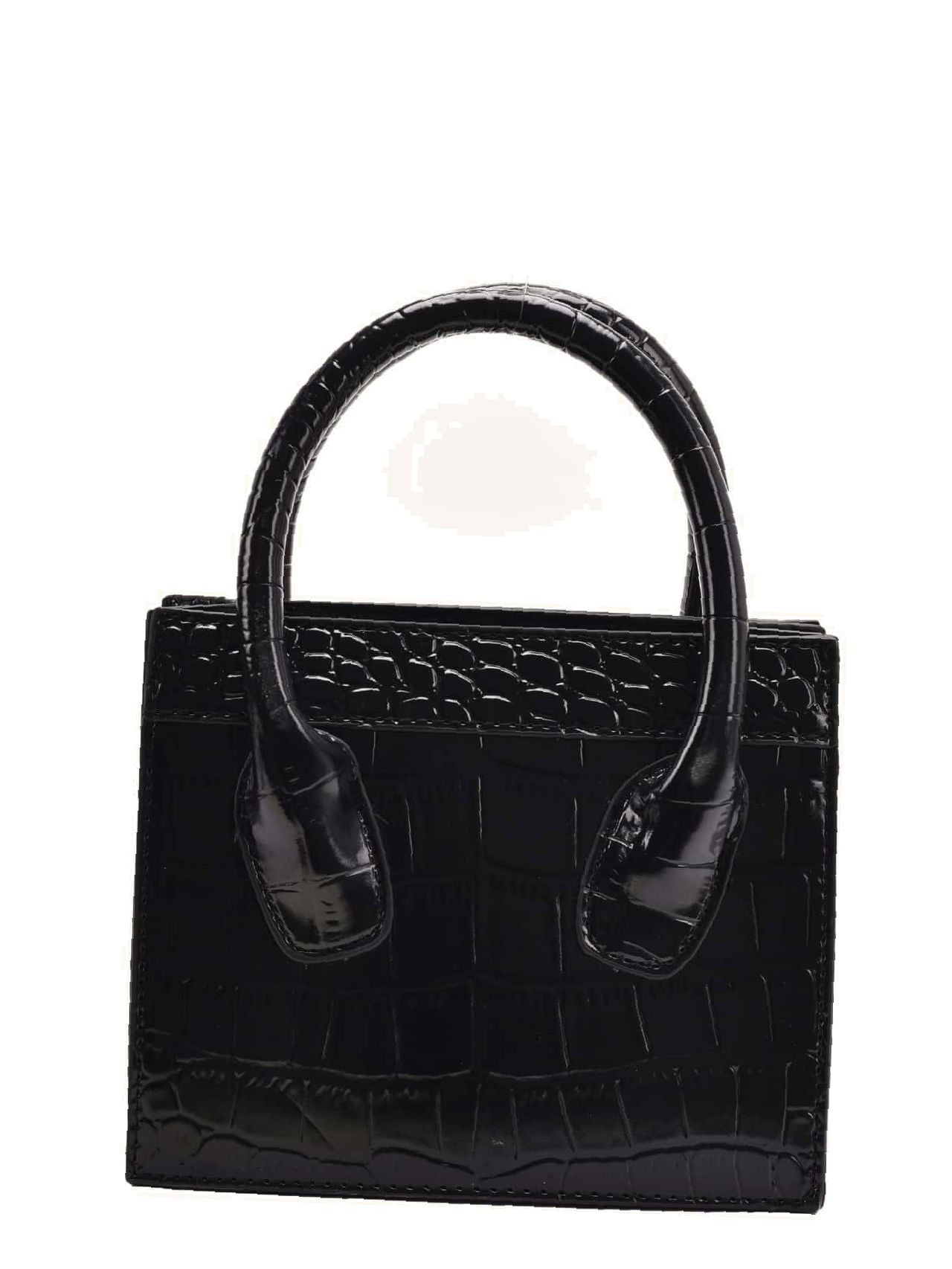 Croc Embossed Satchel Bag  - Women Satchels