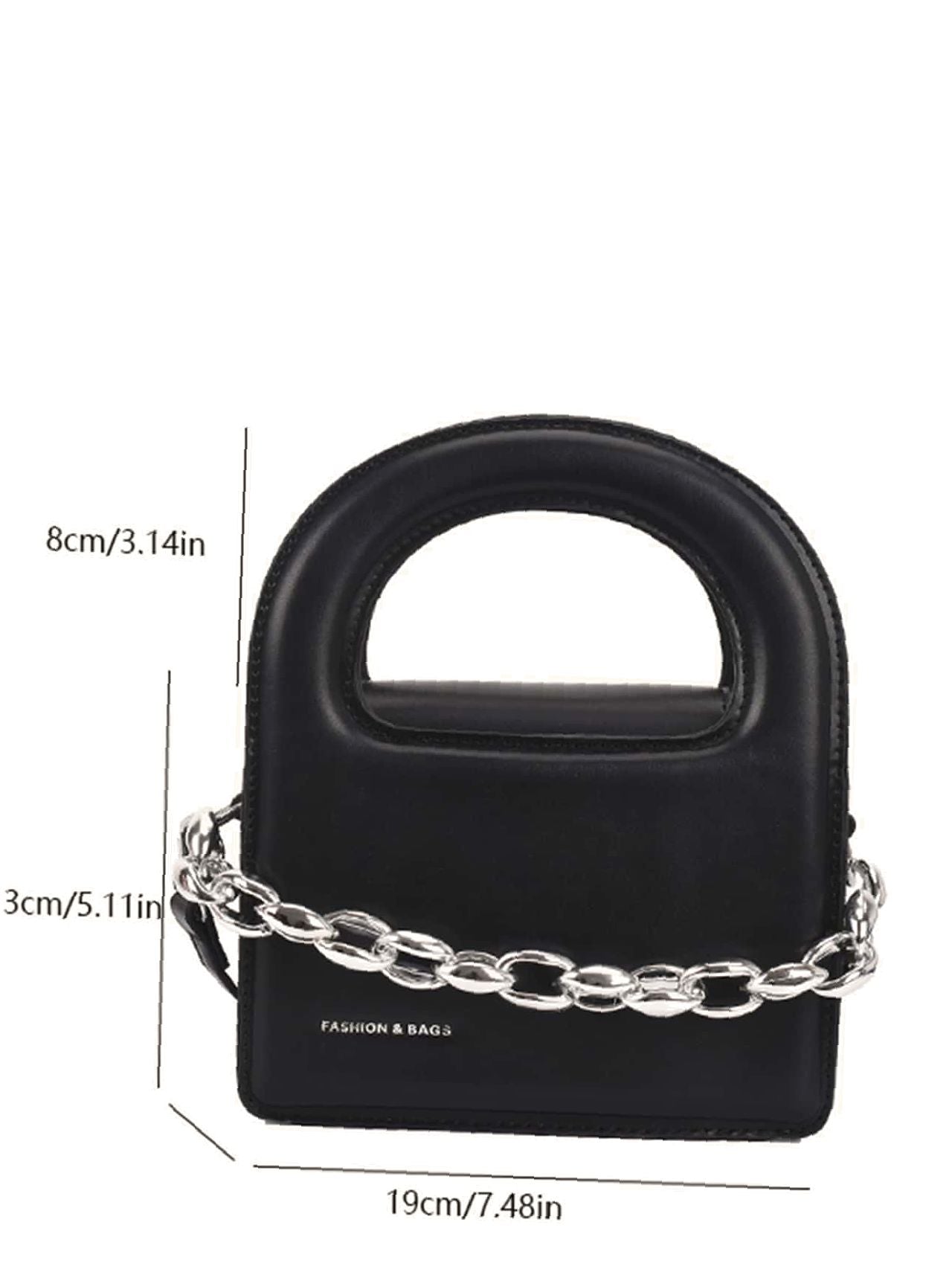 Chain Decor Satchel Bag  - Women Satchels