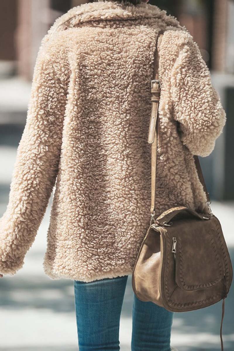 binfenxie Winter Plush Coat Cardigan（3 colors）
